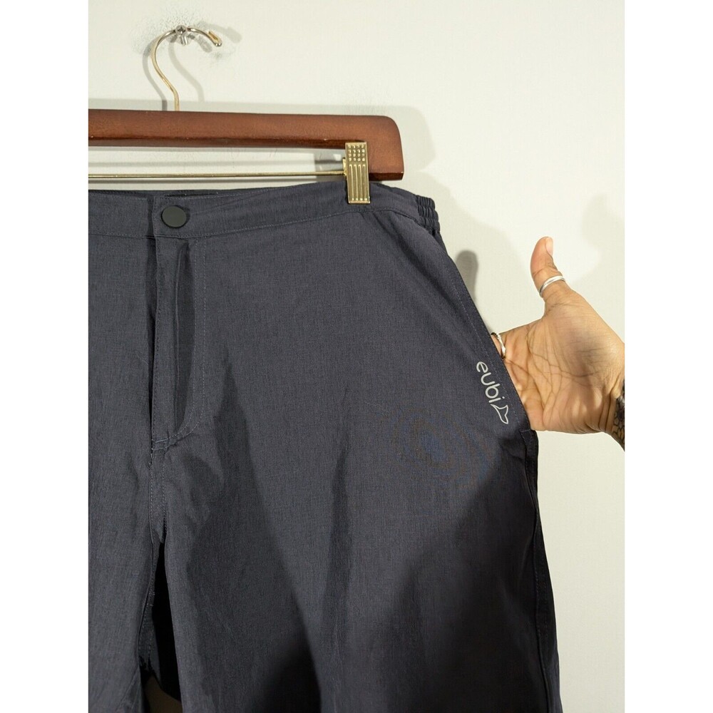 Eubi Shorts Men Sz L Charcoal Hybrid Outdoor Hiking Golf Performance - Picture 5 of 11